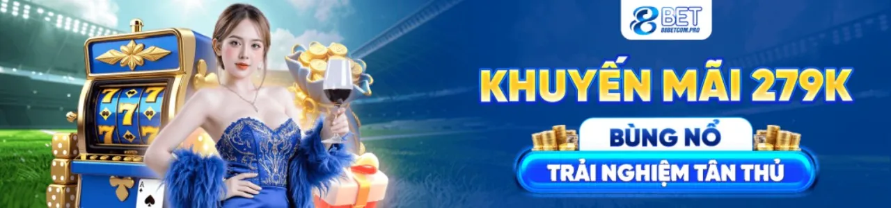 Banner khuyến mãi Lucky 8 Nổ Hũ