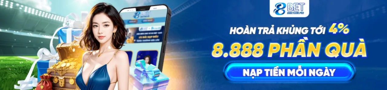 Giao diện trò chơi Lucky 8 Nổ Hũ với các nút điều khiển và biểu tượng