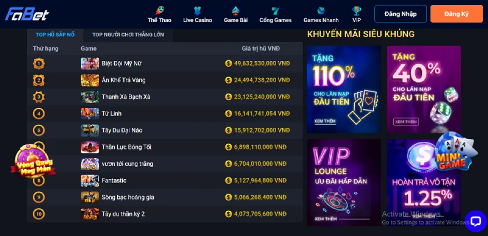 Lucky 8 Nổ Hũ trên điện thoại di động